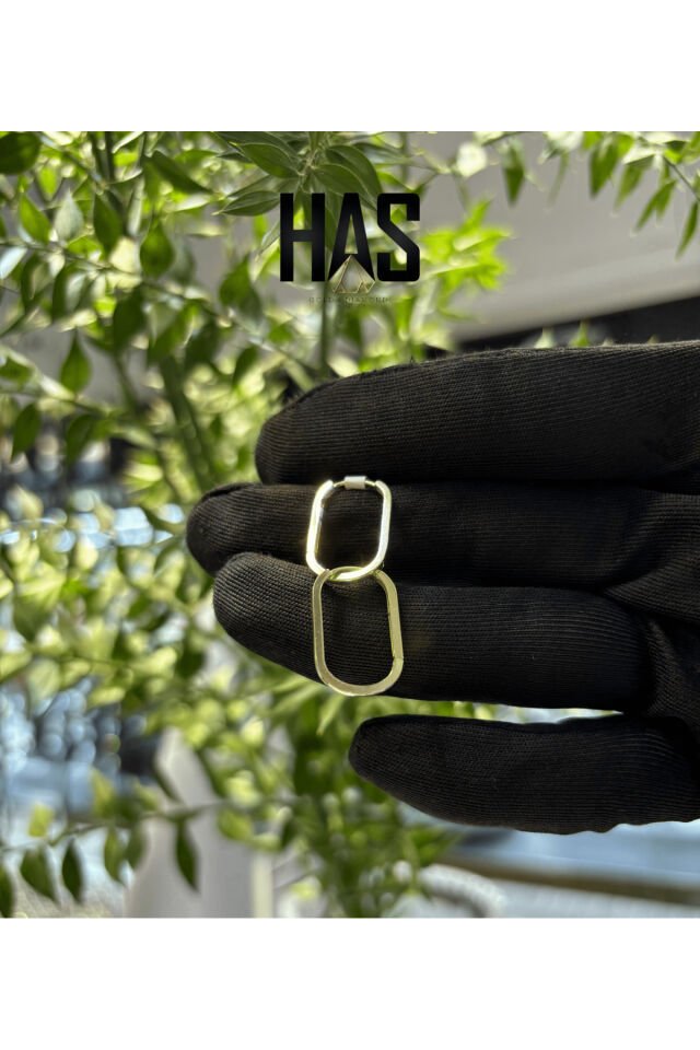 Altın Ataç Küpe Oval