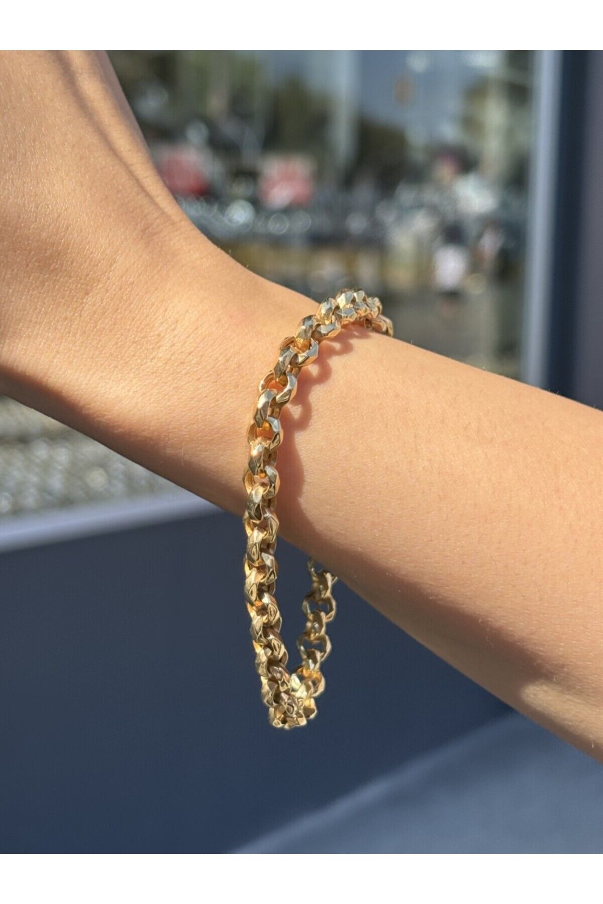 14 Ayar Altın Doç Zincir Bileklik