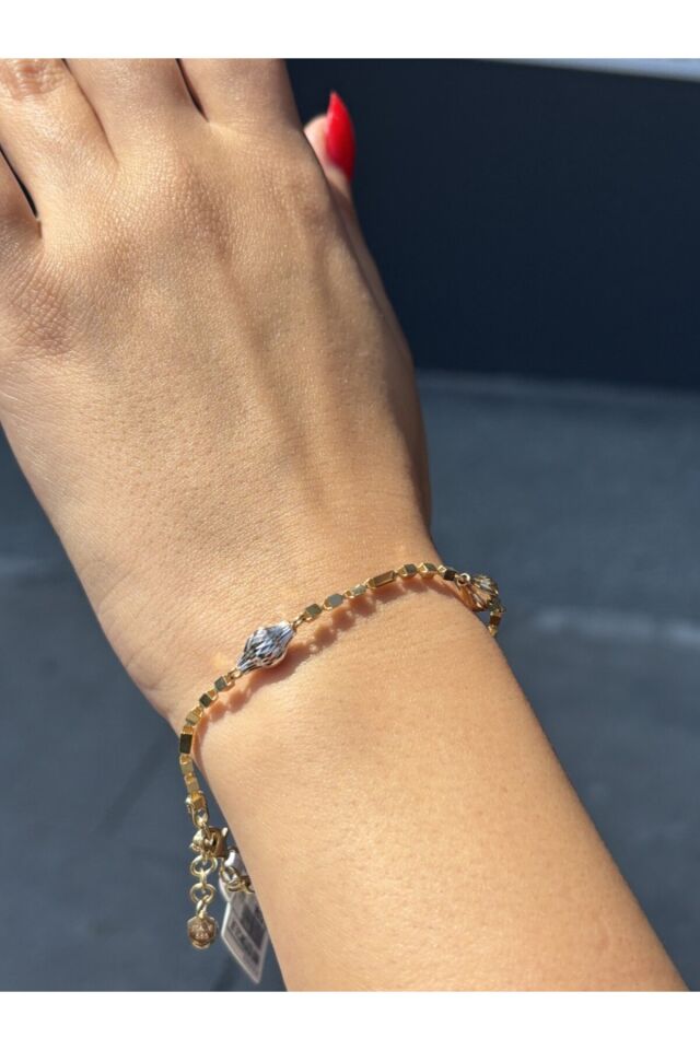 14 Ayar Altın İtalyan Serenit Bileklik