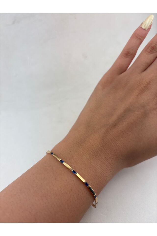 14 Ayar Altın Renkli Baget Bileklik