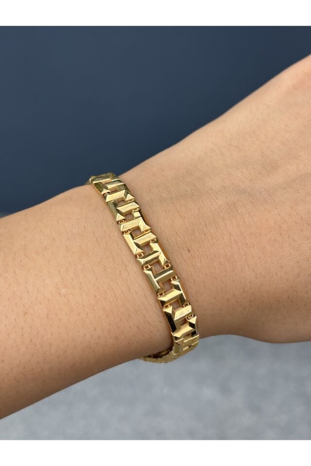 14 Ayar Altın T Bileklik