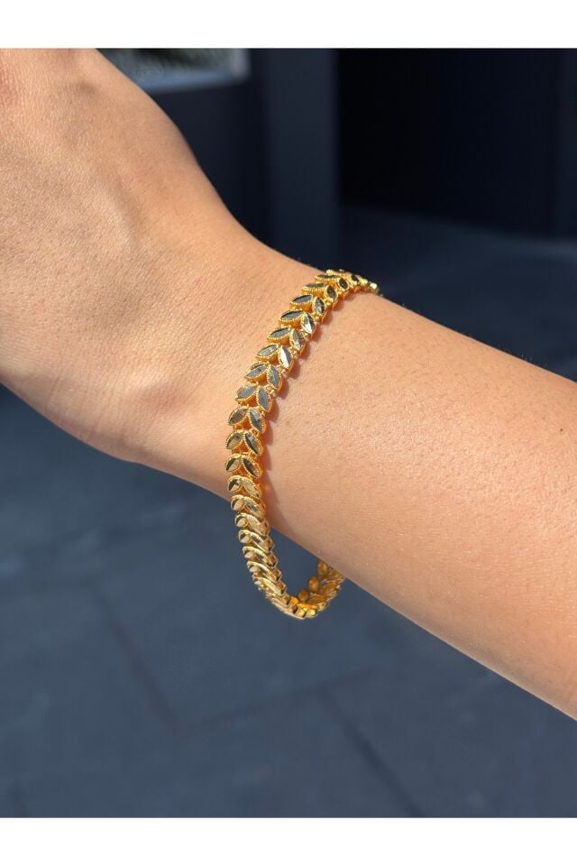 14 Ayar Altın Başak Bileklik