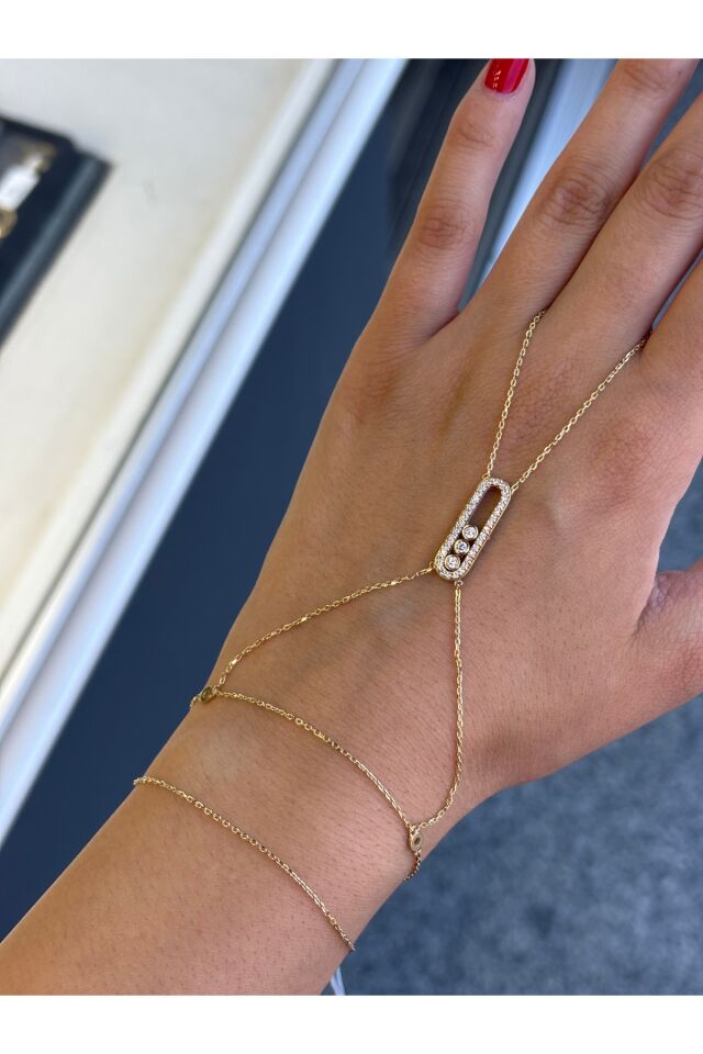 14 Ayar Altın Messika Şahmeran Bileklik