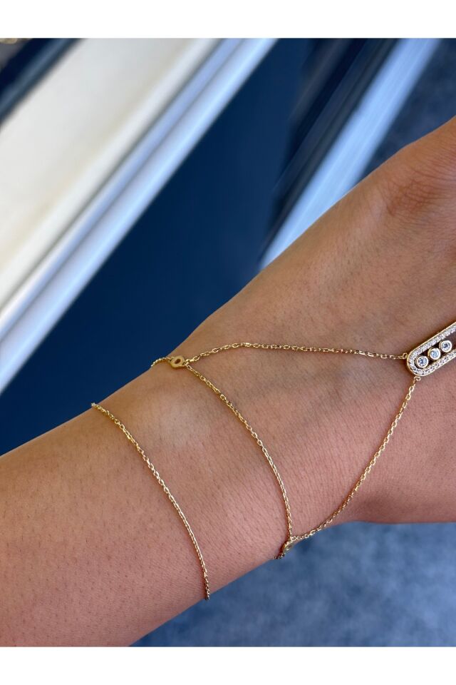 14 Ayar Altın Messika Şahmeran Bileklik