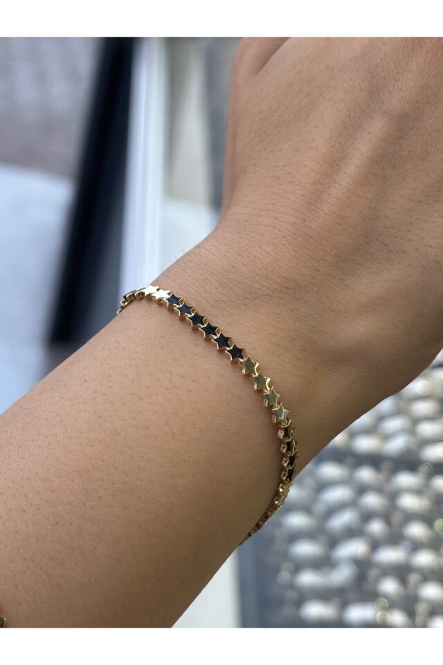 14 Ayar Altın Yıldız Bileklik