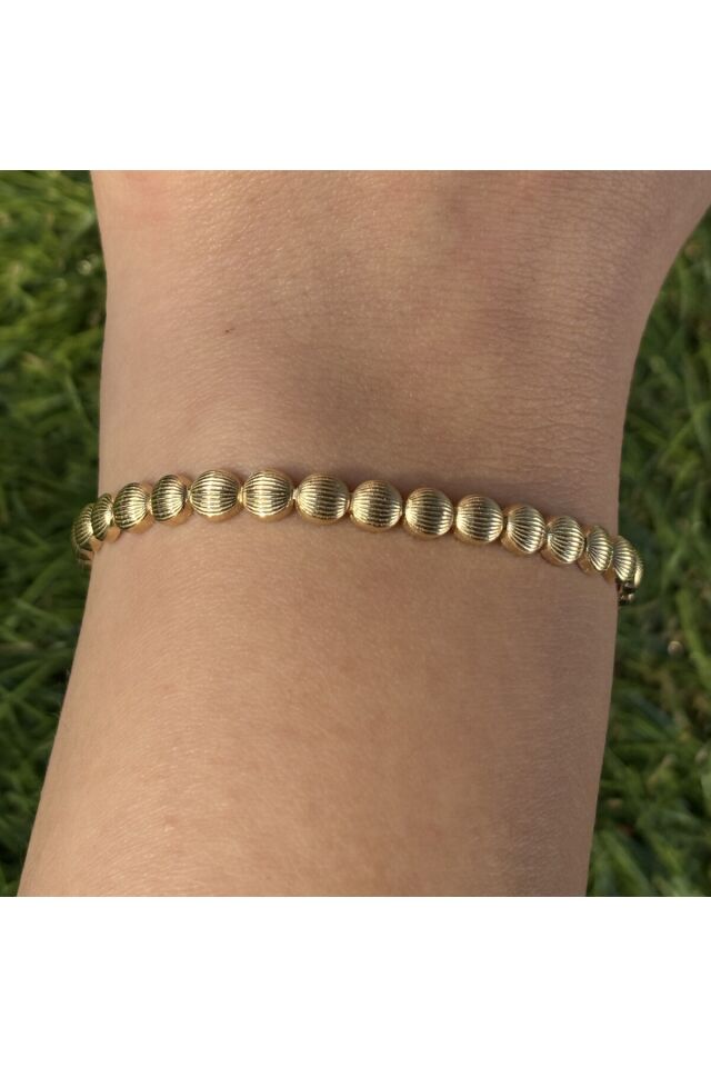 14 Ayar Altın İstiridye Bileklik