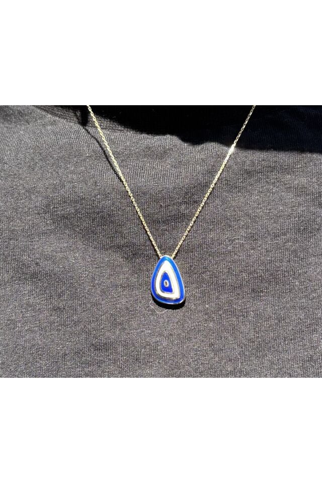 14 Ayar Altın Esperanza Nazar Boncuğu Kolye