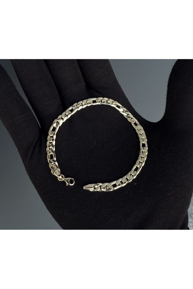 14 Ayar Altın Gurmet Bileklik Geçişli