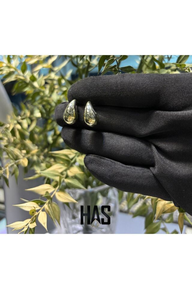 14 Ayar Altın  Gözyaşı Damlası Küpe