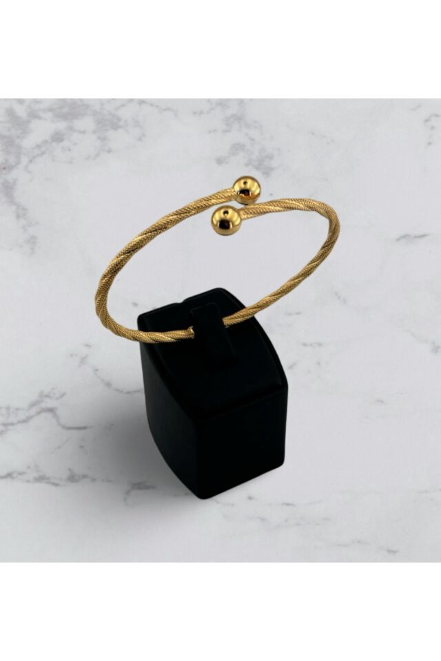 14 Ayar Altın Hasır Burma Kelepçe