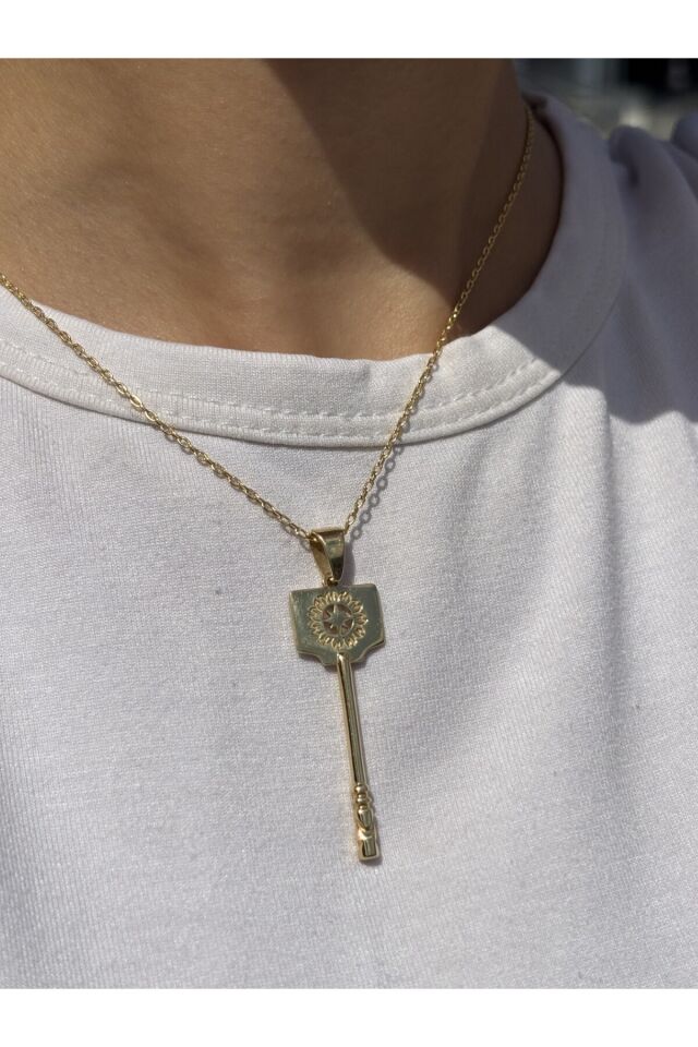 14 Ayar Altın Anahtar Kolye Ucu