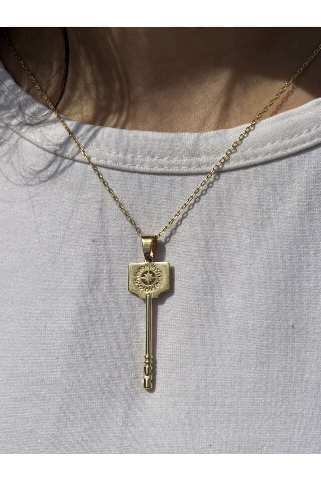 14 Ayar Altın Anahtar Kolye Ucu