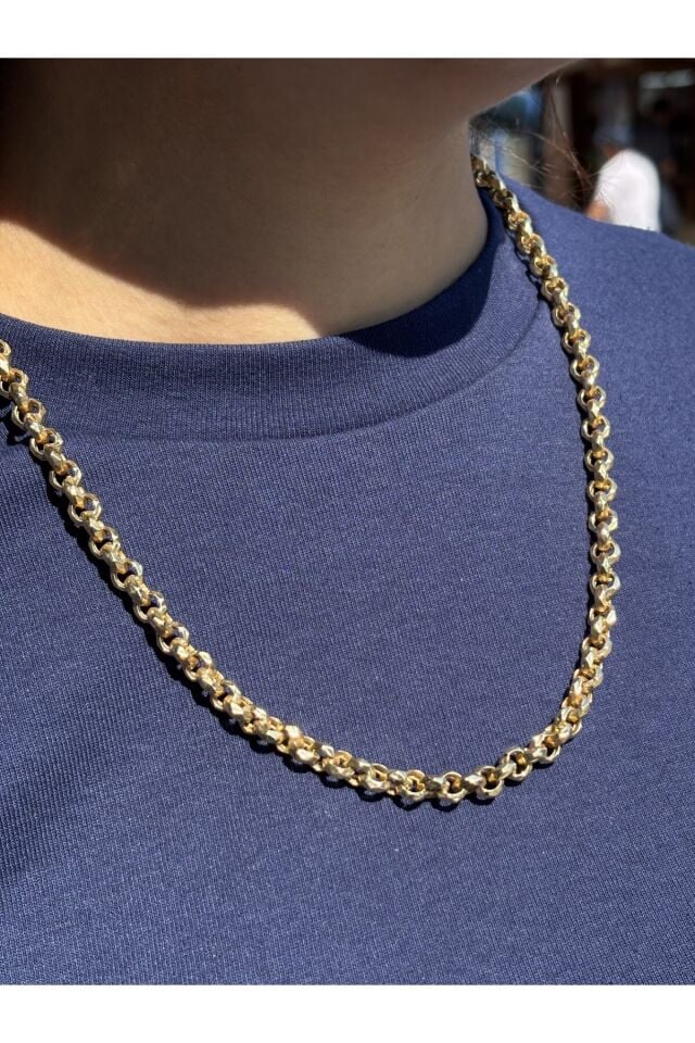 14 Ayar Altın Doç Zincir Kolye