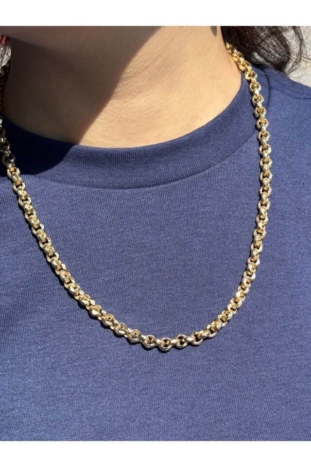 14 Ayar Altın Doç Zincir Kolye