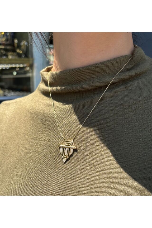 14 Ayar Altın Serenay Kolye