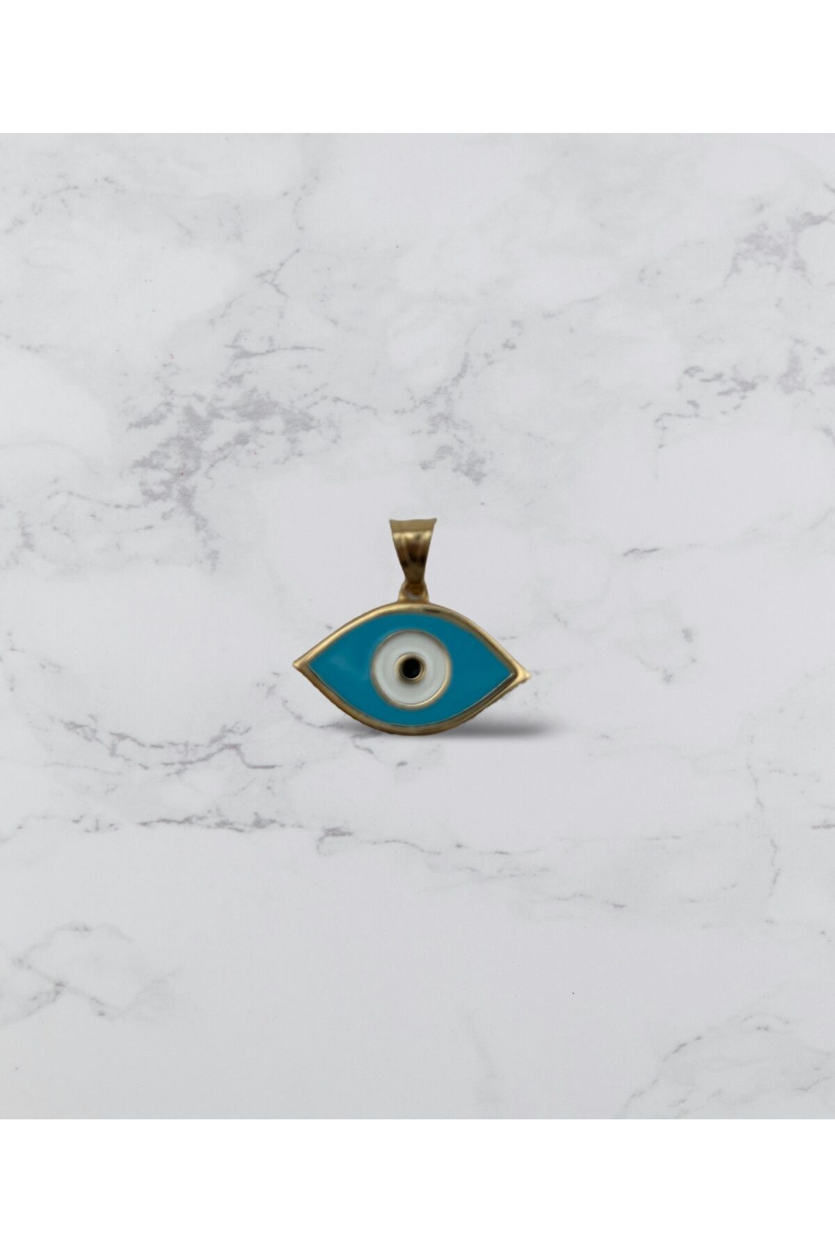 14 Ayar Altın Nazar Kolye Ucu