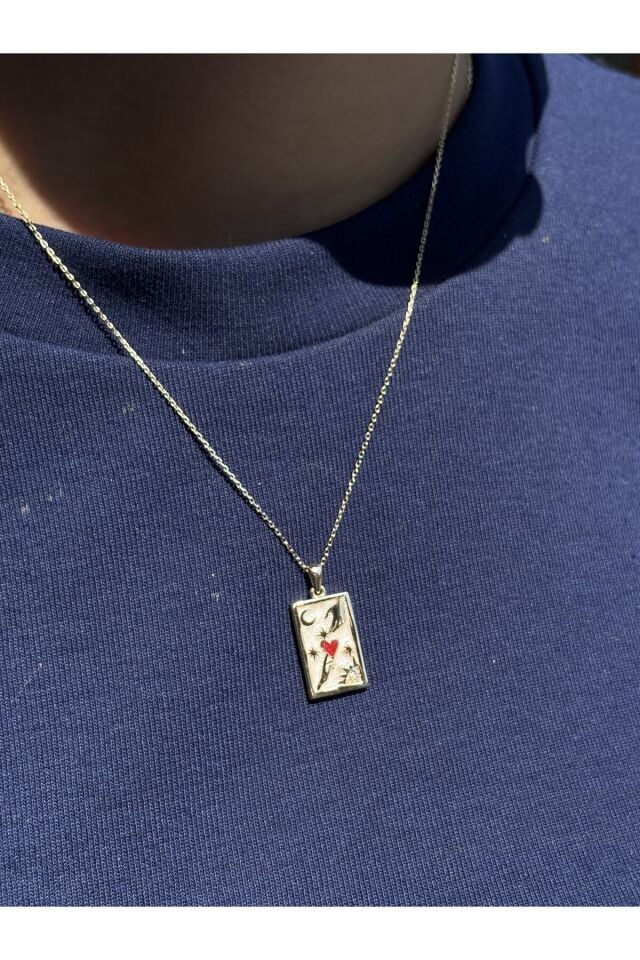 14 Ayar Altın Aşk Kolye