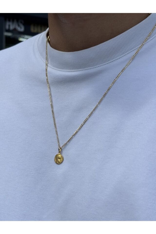 14 Ayar Altın Madalyon Kolye Ucu