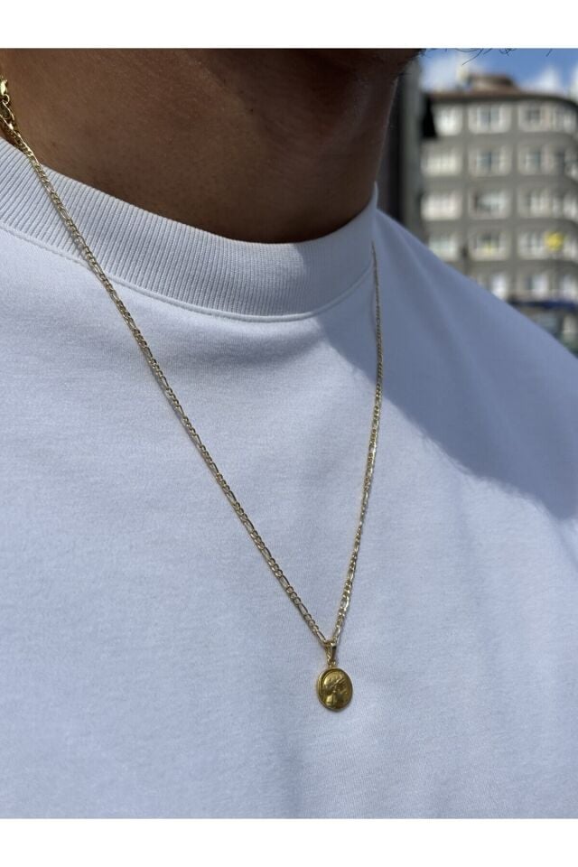 14 Ayar Altın Madalyon Kolye Ucu