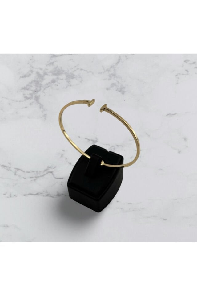 14 Ayar Altın T Kelepçe