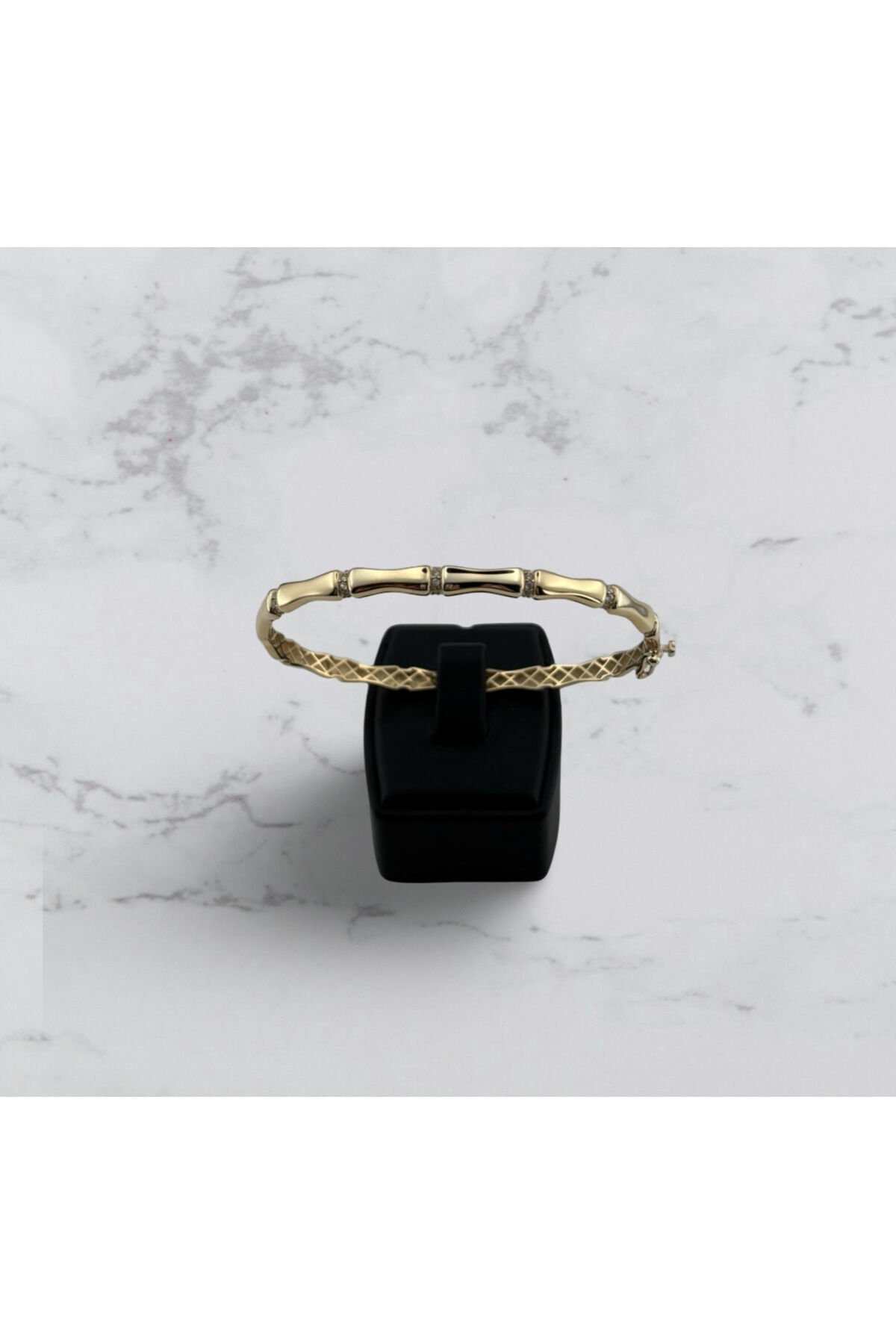 14 Ayar Altın Kemik Desen