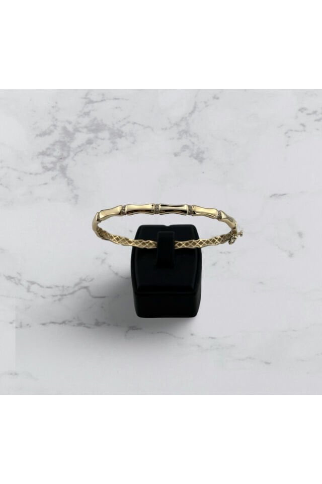 14 Ayar Altın Kemik Desen