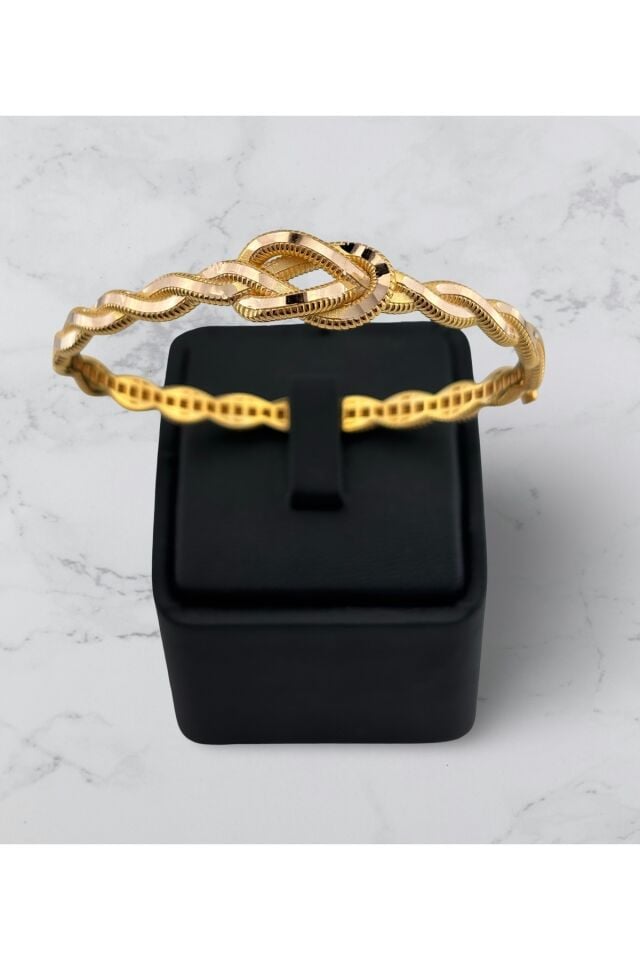 14 Ayar Altın Aşk Düğümü Burma Kelepçe