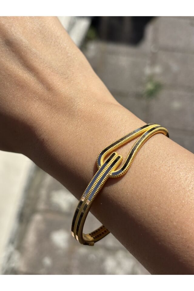 14 Ayar Altın Denizci Düğümü Kelepçe