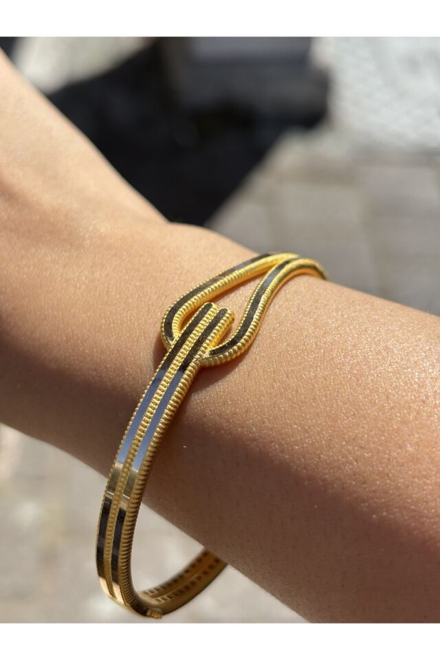 14 Ayar Altın Denizci Düğümü Kelepçe