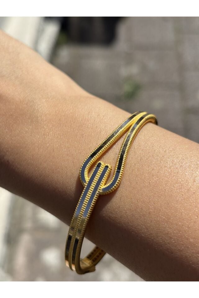 14 Ayar Altın Denizci Düğümü Kelepçe