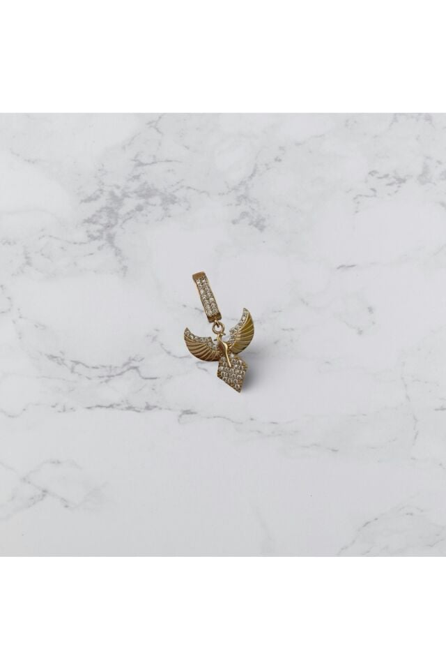 14 Ayar Altın Anka Kuşu Kolye Ucu