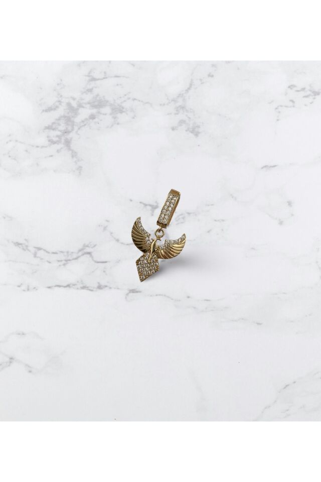 14 Ayar Altın Anka Kuşu Kolye Ucu