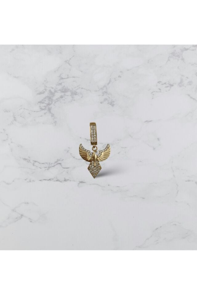 14 Ayar Altın Anka Kuşu Kolye Ucu