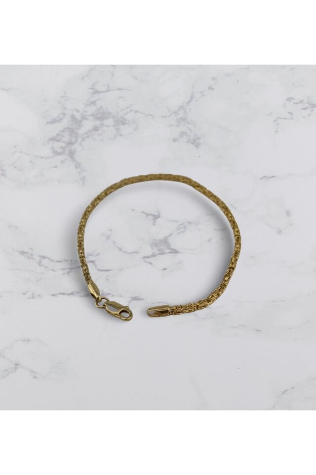 14 Ayar Altın Kral Zincir Bileklik