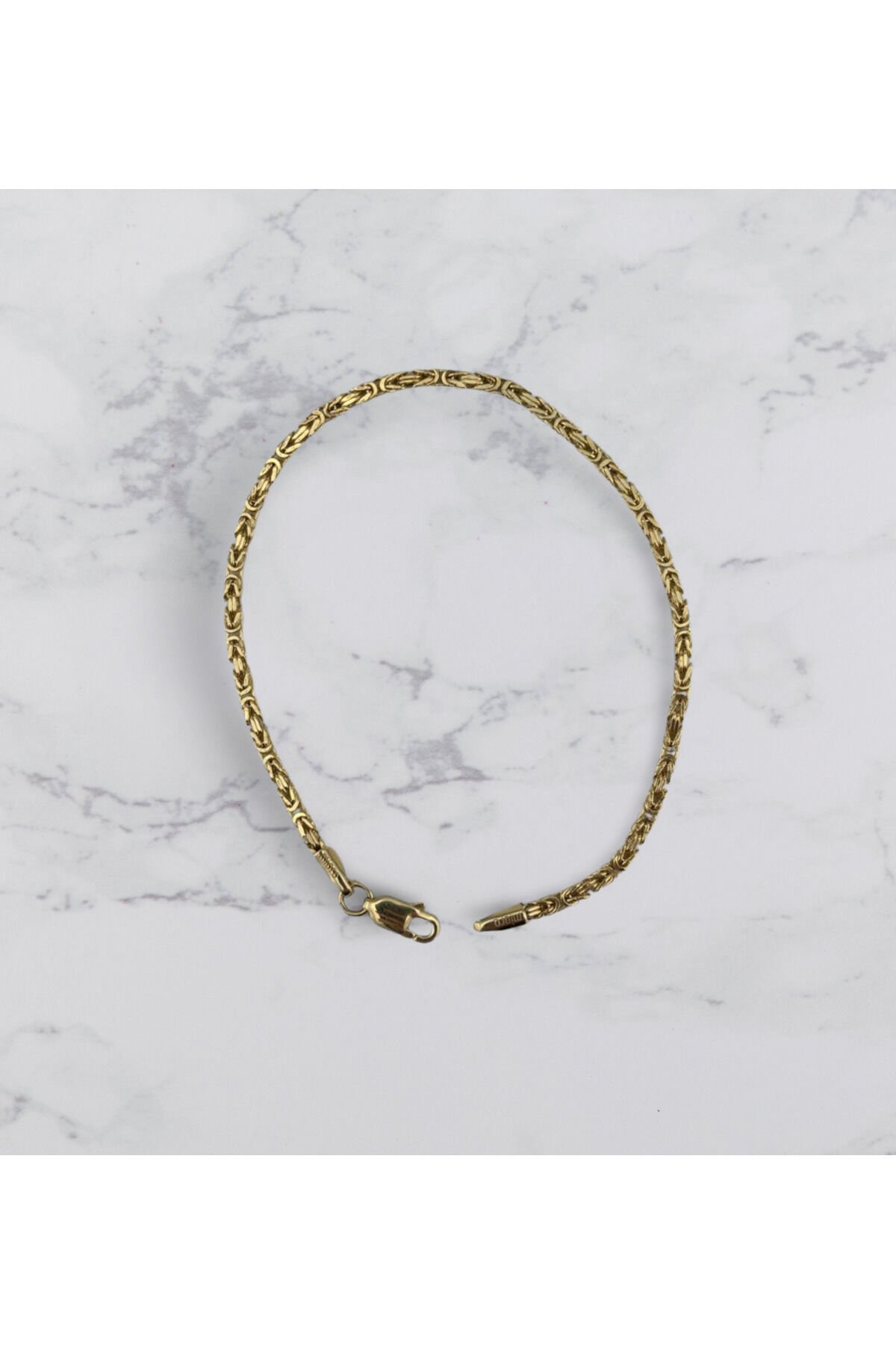 14 Ayar Altın Kral Zincir Bileklik