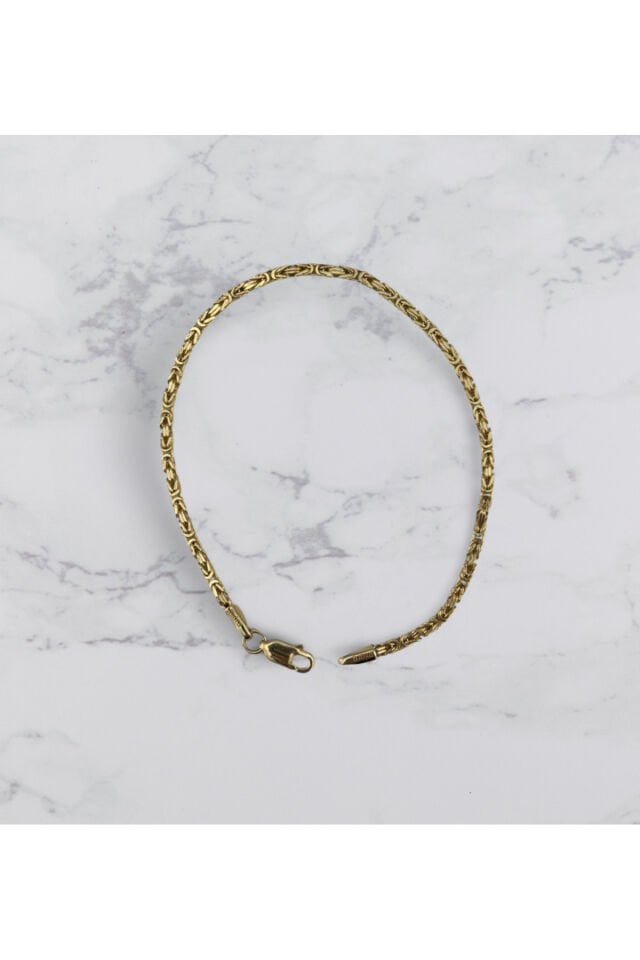 14 Ayar Altın Kral Zincir Bileklik