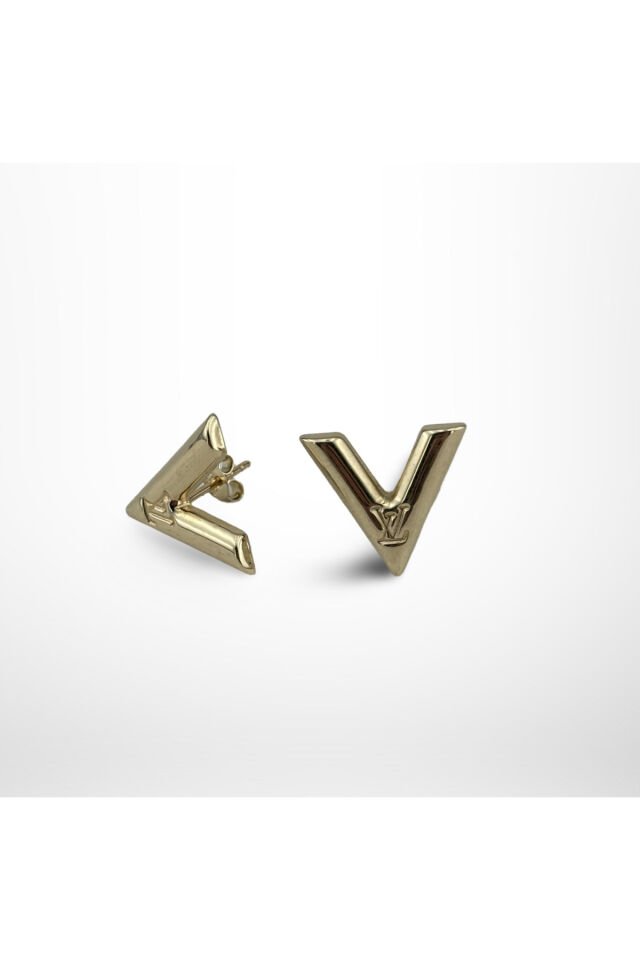 14 Ayar Altın LV Küpe