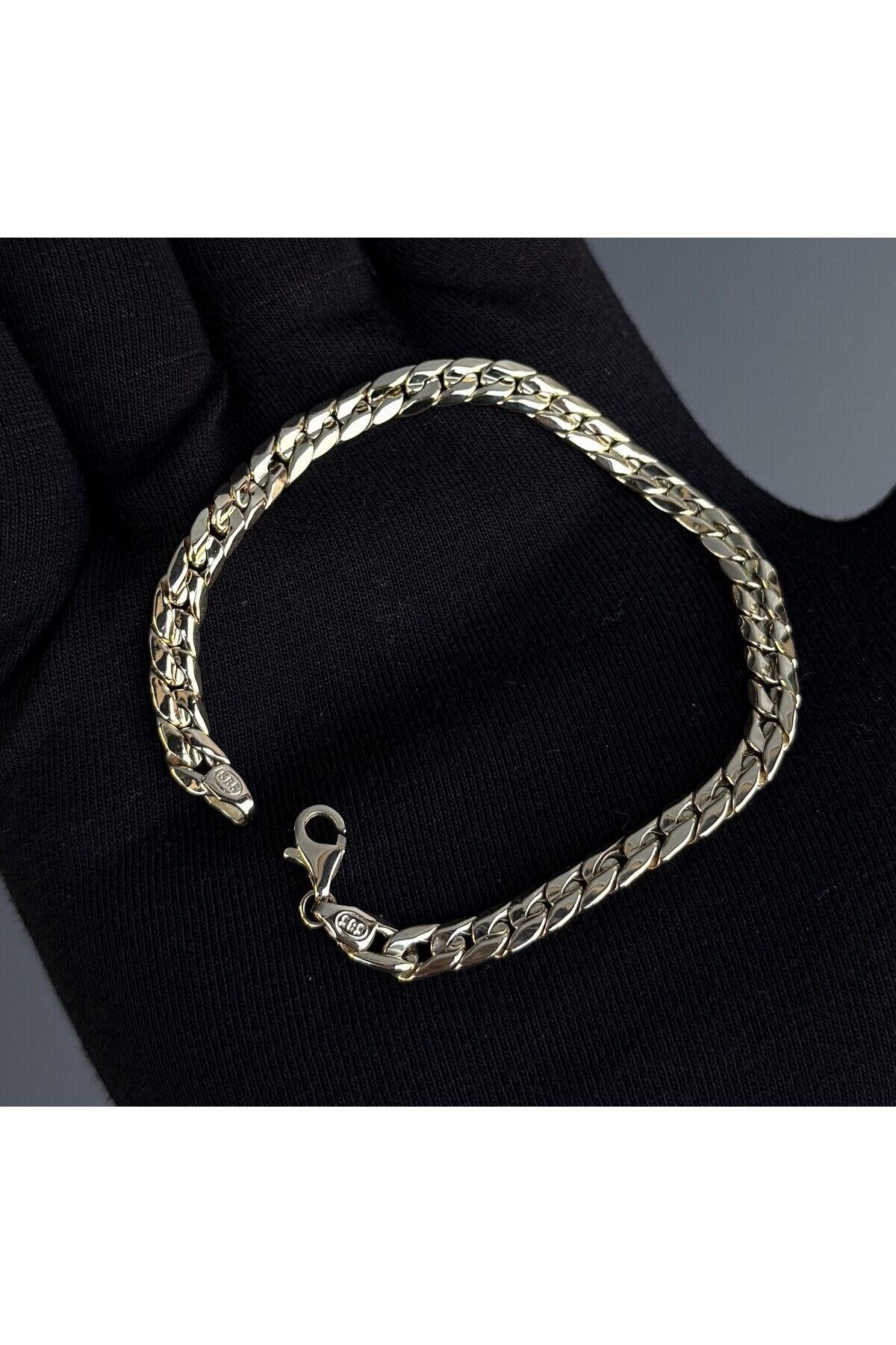 14 Ayar Altın Gurmet Bileklik Tıraşlı