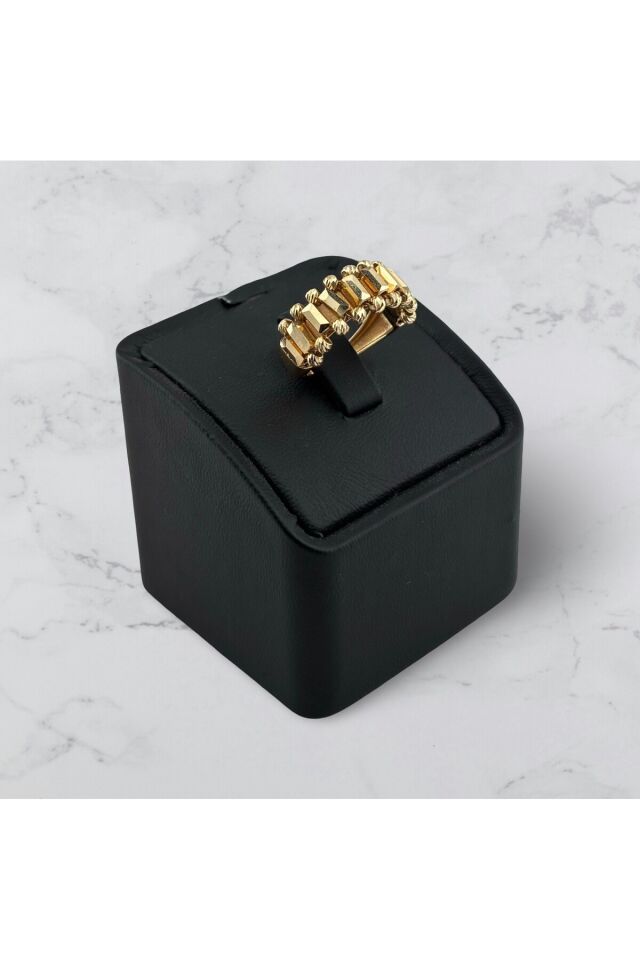 14 Ayar Altın Dorika Toplu İtalyan Yüzük