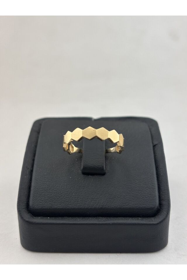 14 Ayar Altın Petek Yüzük