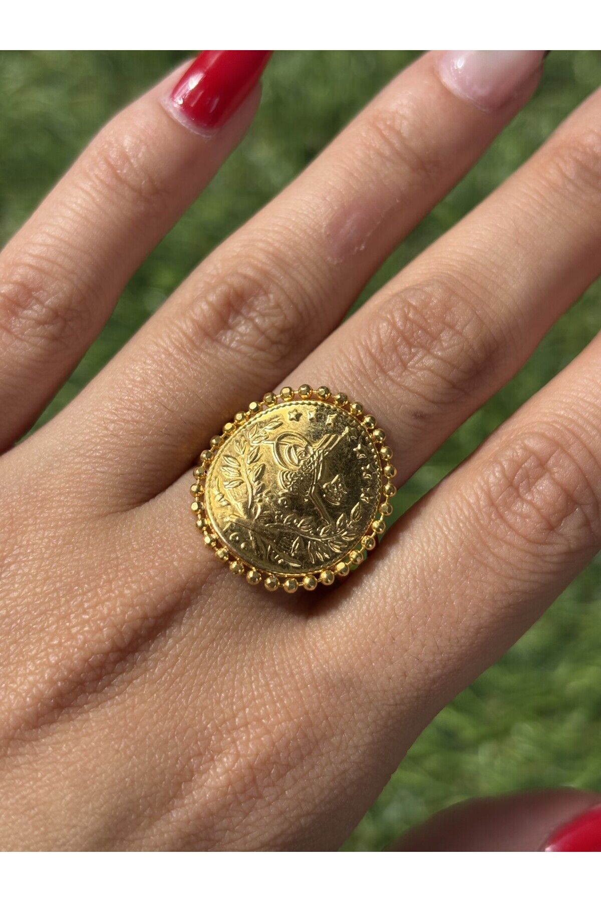14 Ayar Altın Reşat Yüzük