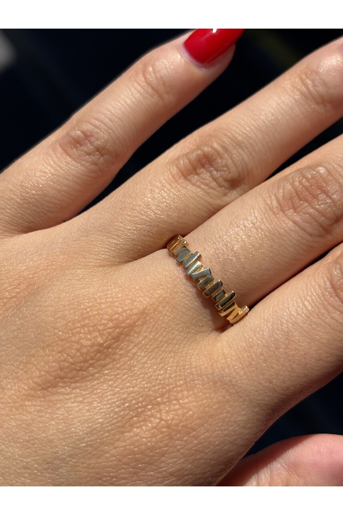 14 Ayar Altın Merdiven Yüzük