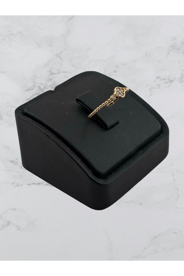 14 Ayar Altın Yonca Yüzük