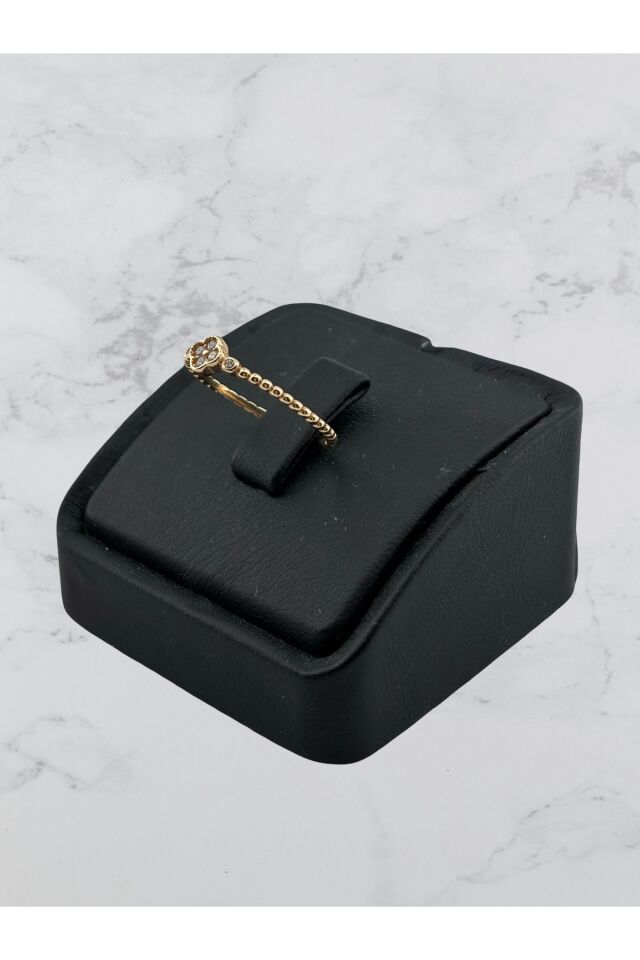 14 Ayar Altın Yonca Yüzük