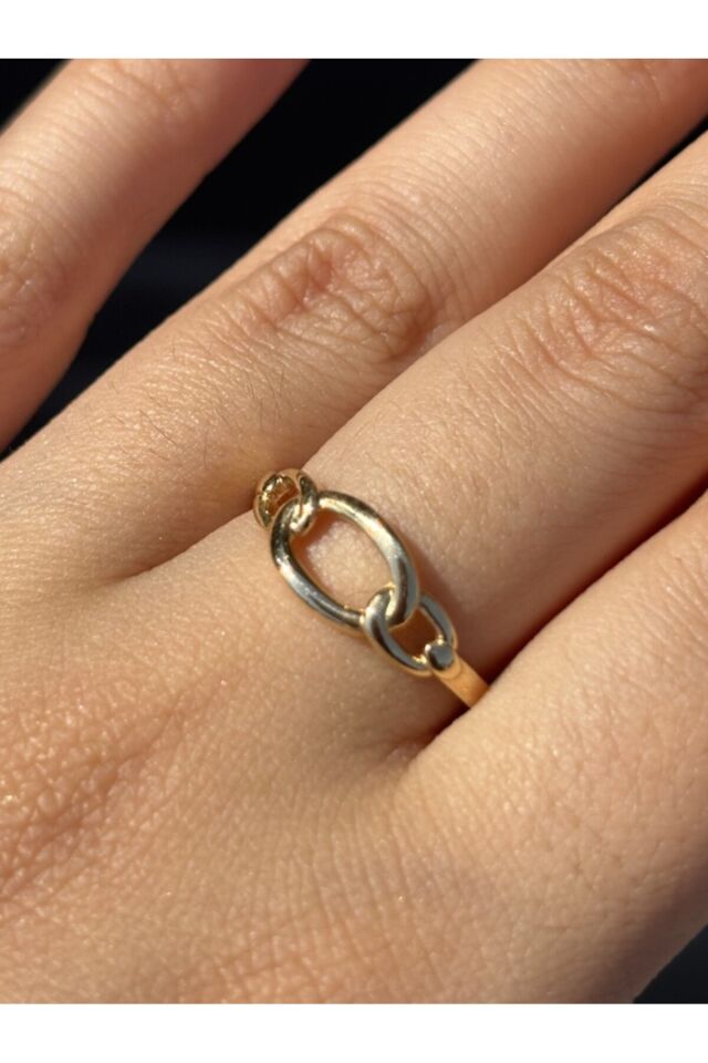 14 Ayar Altın İnce Gurmet Yüzük