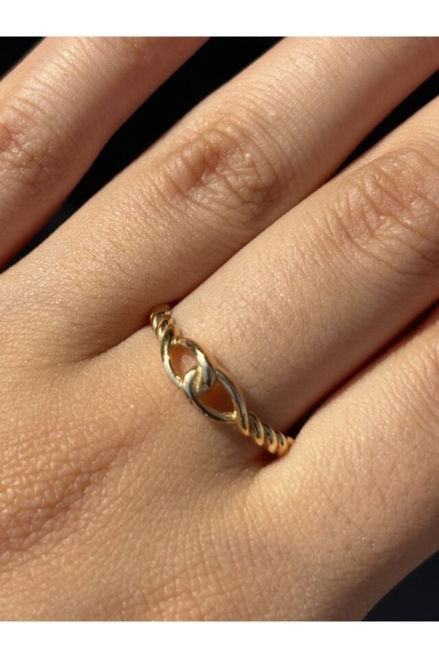 14 Ayar Altın Burgu Yüzük