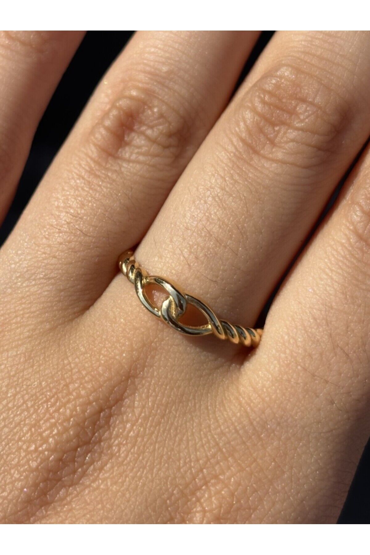 14 Ayar Altın Burgu Yüzük