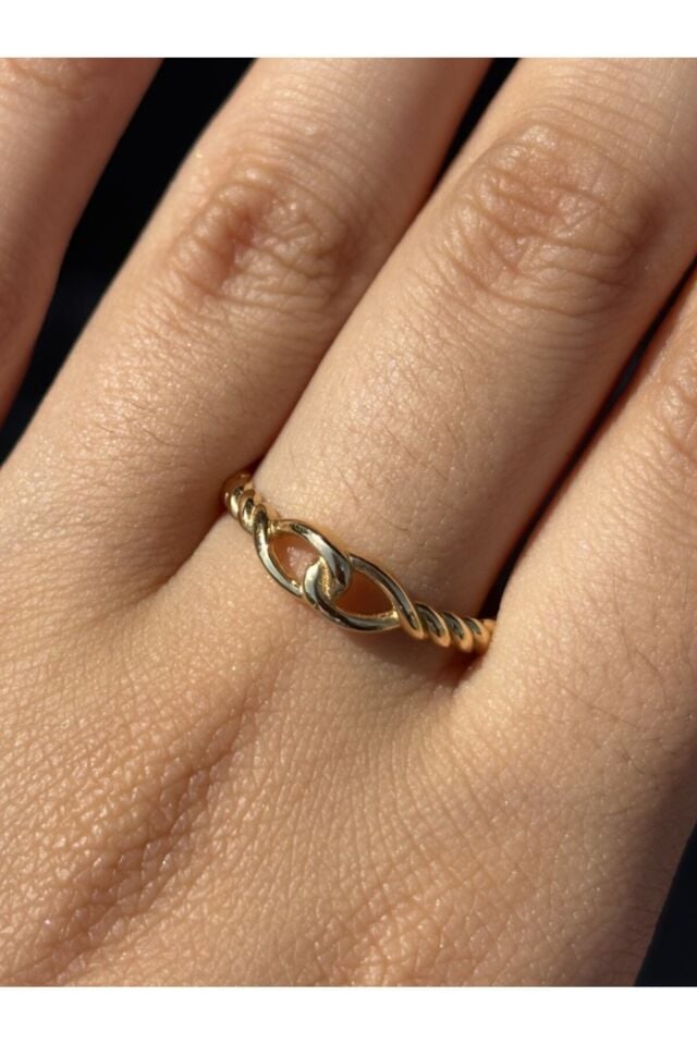 14 Ayar Altın Burgu Yüzük