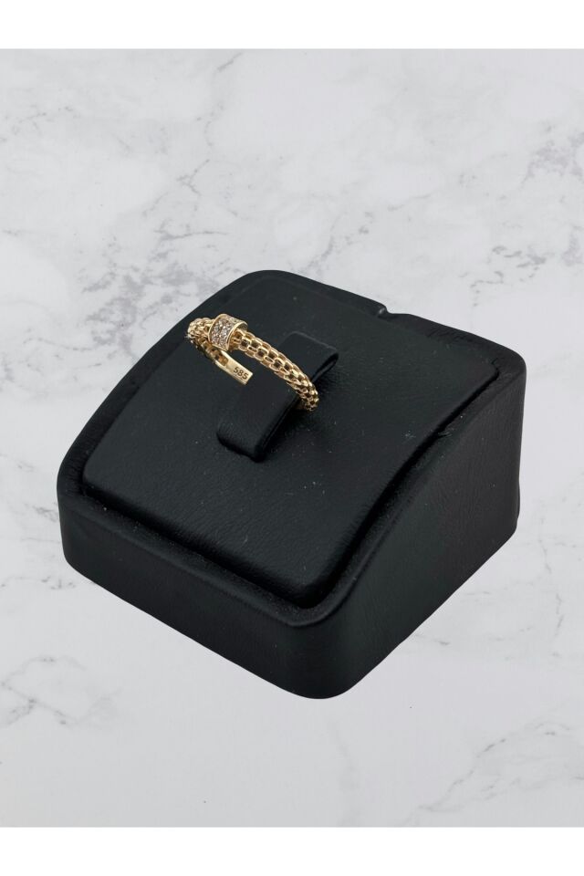 14 Ayar Altın Jesika Yüzük