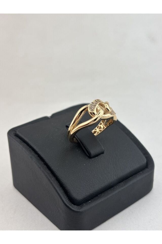 14 Ayar Altın Taşlı Gurmet Yüzük